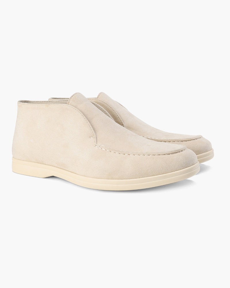 Hoher Wildleder Slipper